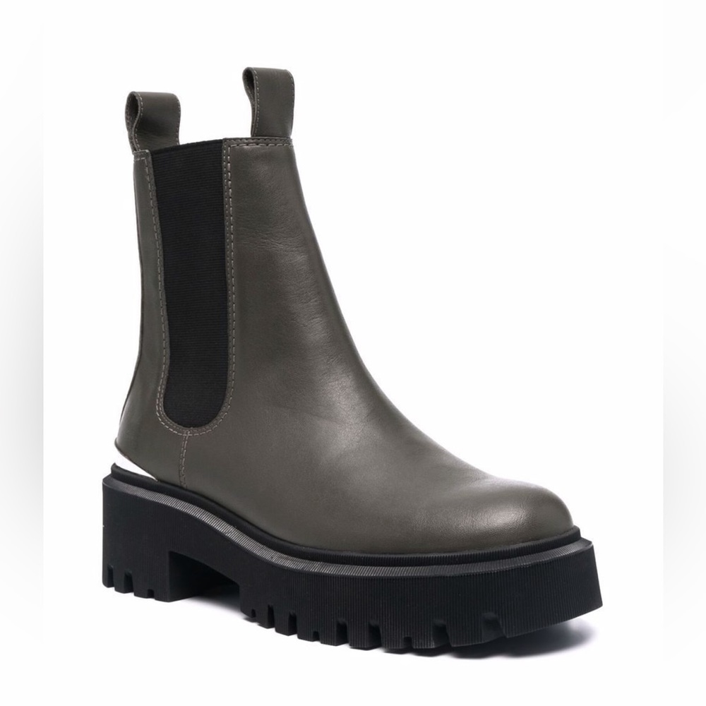 MAJE Paris Chelsea Boots with Platform Sole - Picture 3 of 12
